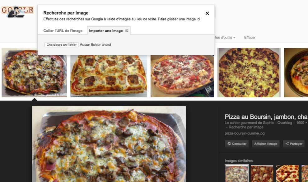 Les pizzas de Monique Parmégarde Des photos de pizzas trouvées dans Google Images